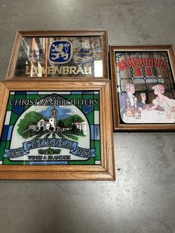 Antique Beer and Spirit Signs