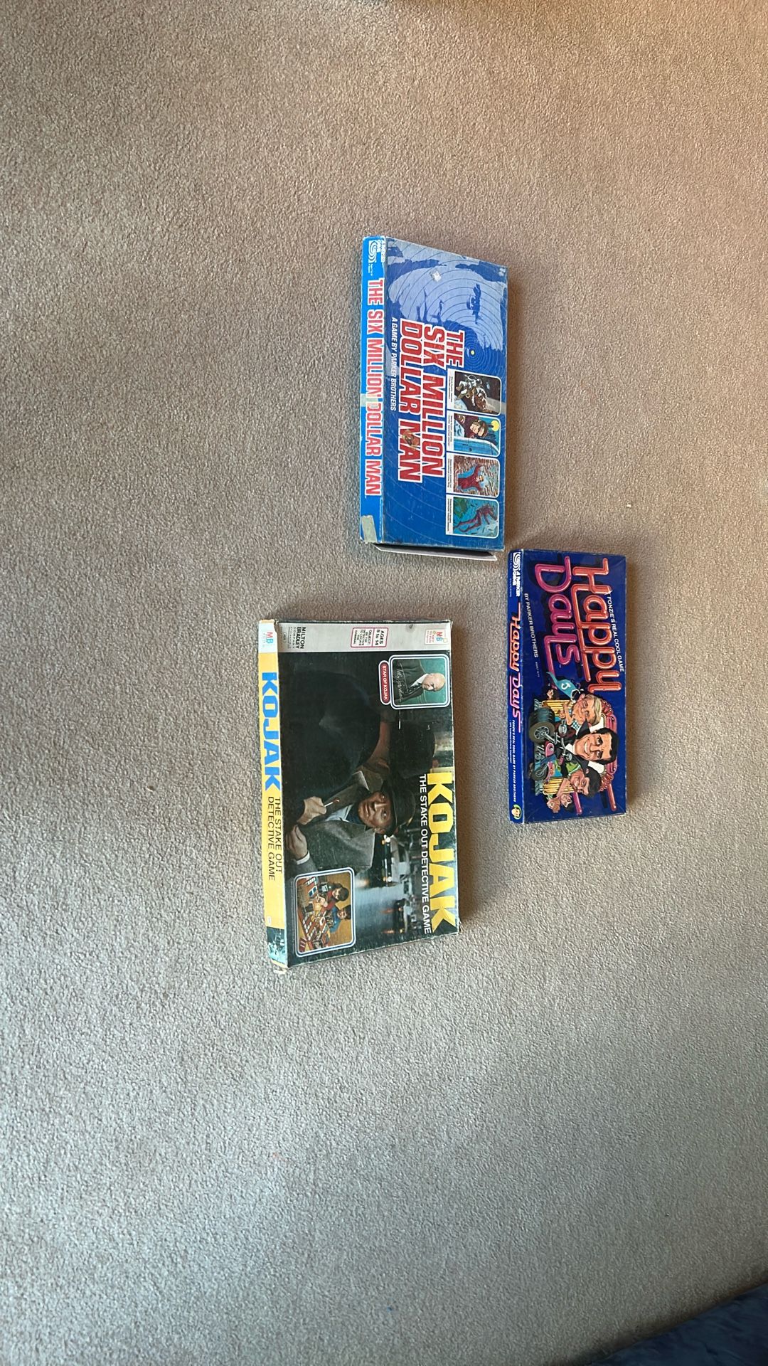Three older board games