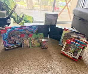 Sealed Pokémon Collection – Mega Charizard X, Greninja, Prismatic Evolutions & More