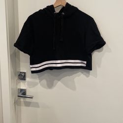 Divided By H&M Crop Top With Hoodie 