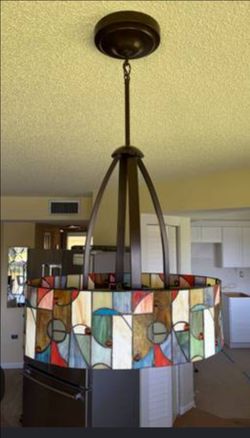 Tiffany Style Stained Glass Light