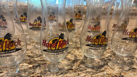 17 Hard Rock Hurricane Glasses