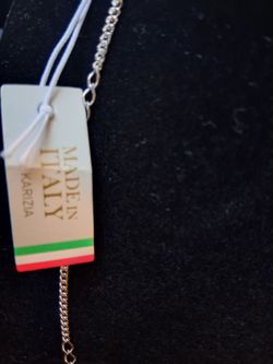 Sterling silver chain 18" made in italy 🇮🇹