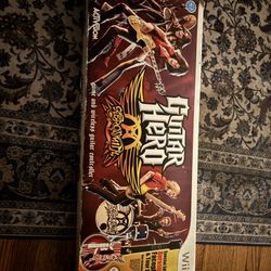 Guitar Hero Aero Smith Wii Guitar Bundle 