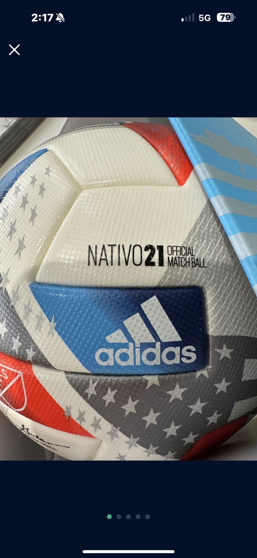 Nativo 21 By Adidas Official MLS Match Ball