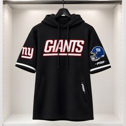 NY Giants Pro Standard Short Sleeve Hoodie