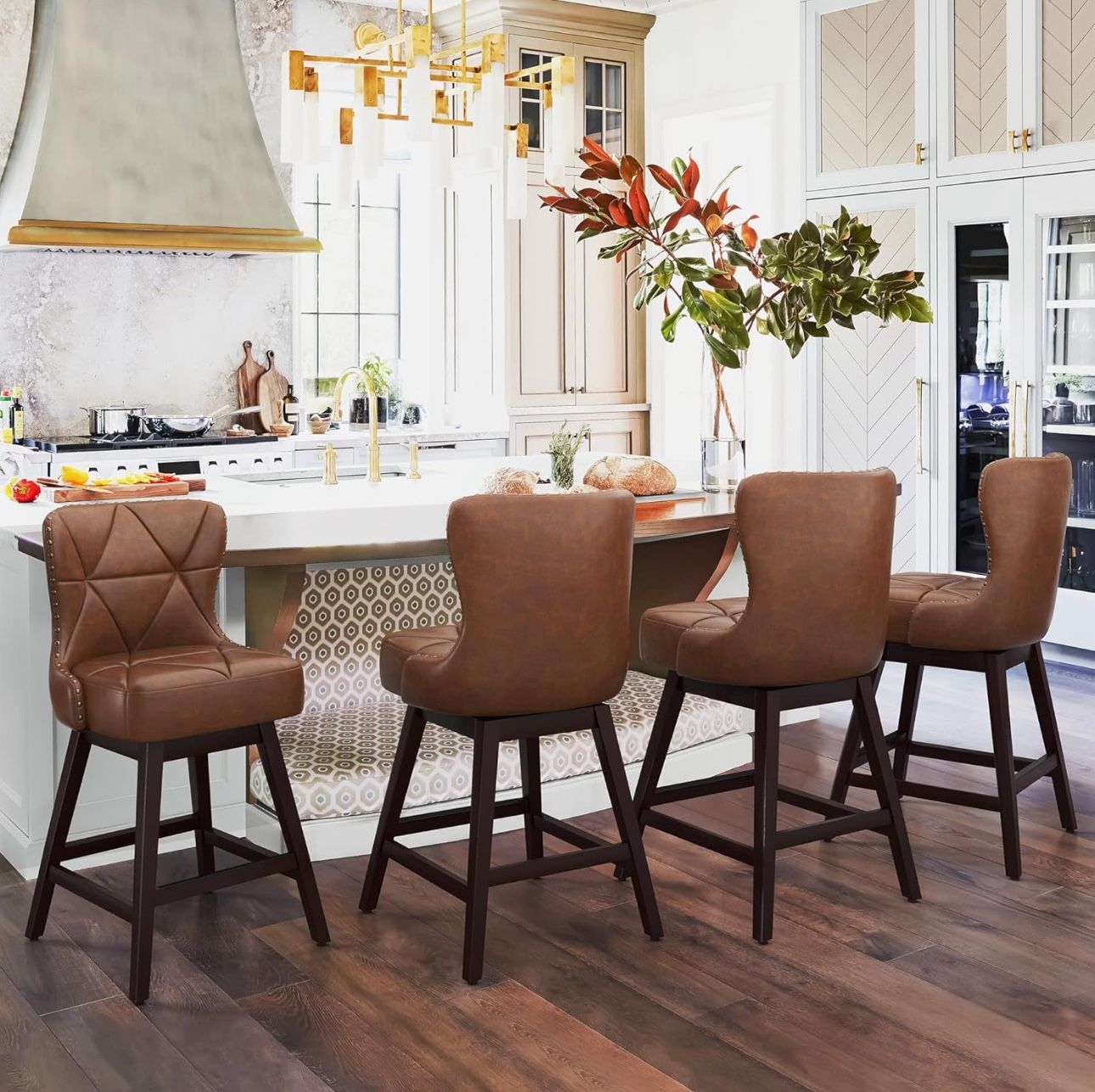 Counter Height Bar Stools Set of 4