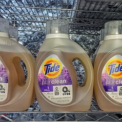 Tide Purclean Honey Lavender HE Deep Cleaning Concentrated Liquid Laundry Detergent 48 Loads