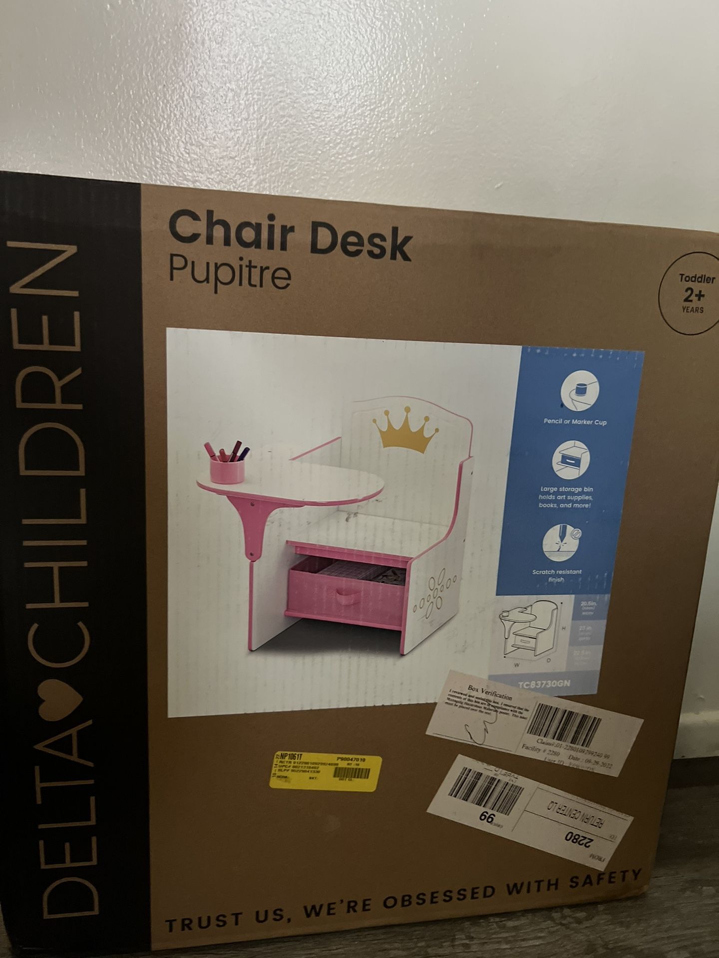 Toddler Chair Desk