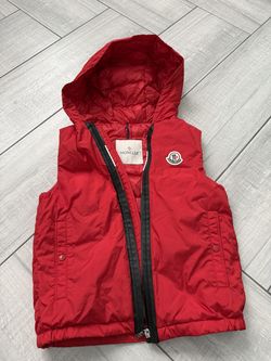 Red Moncler gilet #luxury #gilet /Kids samll damage