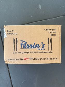 ⁠Bulk Black Plastic Knives – 1,000 Count (Heavy Duty)