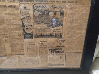 Picture Frame St PETE TIMES 1938