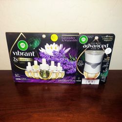 Airwick Vibrant Oil Refills 5 count with  Warmer Plug