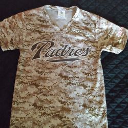 SAN DIEGO PADRES SHIRT SIZE SMALL ADULT