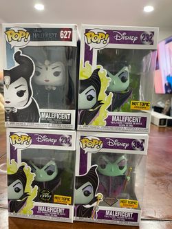 Disney Maleficent Funko Pop Collection — 4 Pieces, Includes Chase & Diamond Exclusive