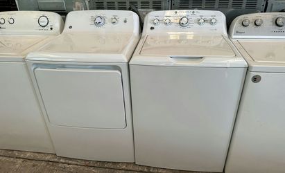 GE Basic Washer Dryer Set – Top Load Agitator
