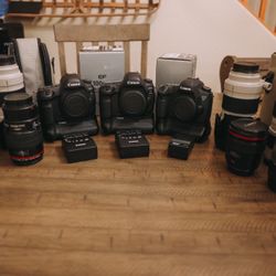 Canon 5d Mark IV, Canon 6D, Canon Lenses