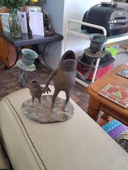 Vintage brass candle holder
