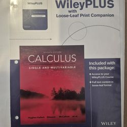 Calculus, Single and Multivariable by Hughes-Hallett et all