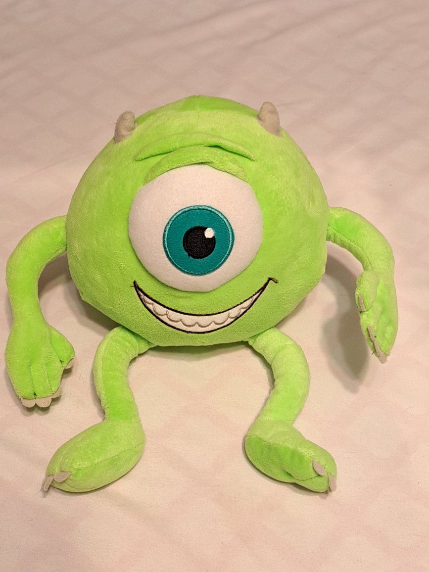 Disney Pixar Monsters Mike Wazowski Stuffed Animal Toy Kohl's Cares Green❤️😍