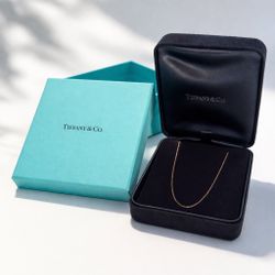 Tiffany Elsa Peretti 18k Yellow Gold, 16” Chain