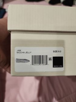 Dolce Vita Jam Mocha Jelly Flats Size 8