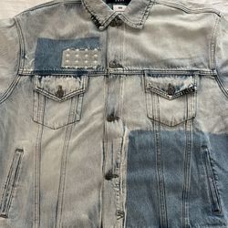 K Subi Oh G 2 Tone Denim Jacket