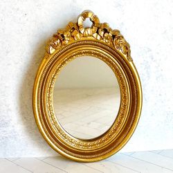 Vintage Oval Mirror 