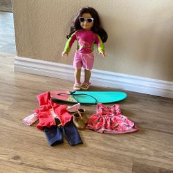 2008 American Girl Doll With Extras