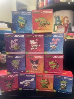 TMNT x Hello Kitty & Friends Complete 12-Piece Collectible Set