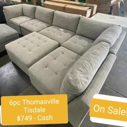 Modular Sectional Couch Sofa With Storage Ottoman 