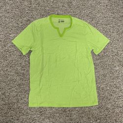 INC International Concepts Lime Green Short Sleeve Tee