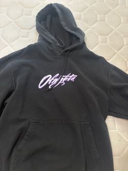 Black Graphic Pullover Hoodie