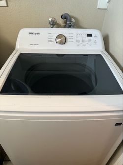 Samsung washer and dryer set.