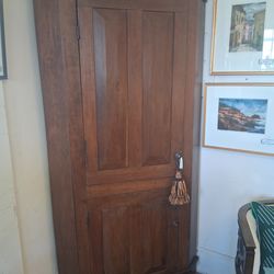 Corner cabinet over two hundred years old