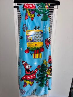 SpongeBob Christmas blanket