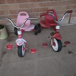 Toddler Radio Flyer Collapsible Tricycles With Storage Trunk
