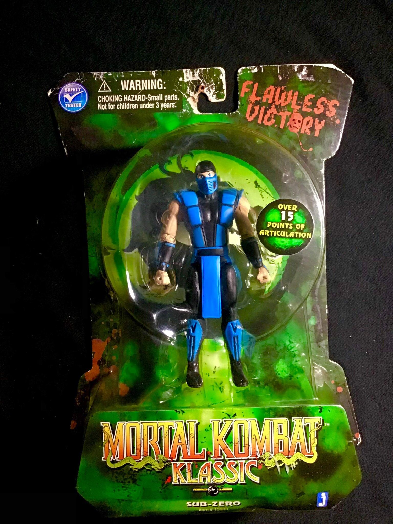 Mortal Combat Klassic Sub-Zero 4" Action Figure Jazwares Sub Zero