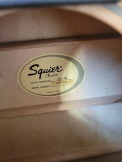 Squier by Fender SA-50 Acoustic Guitar