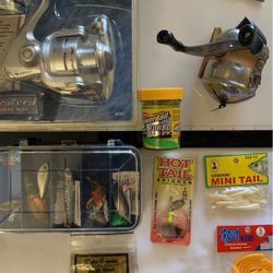 Fishing Kit NEW Reels Spinners Tail trout All NEW 