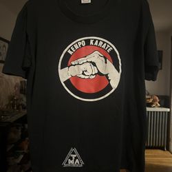 Vintage 90s Kenpo Karate Single Stitch T Shirt Black Adult S/M Martial Arts