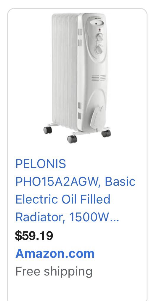 Pelonis Heater (white)