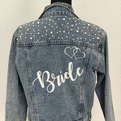 Bride Denim Jacket S/M Size