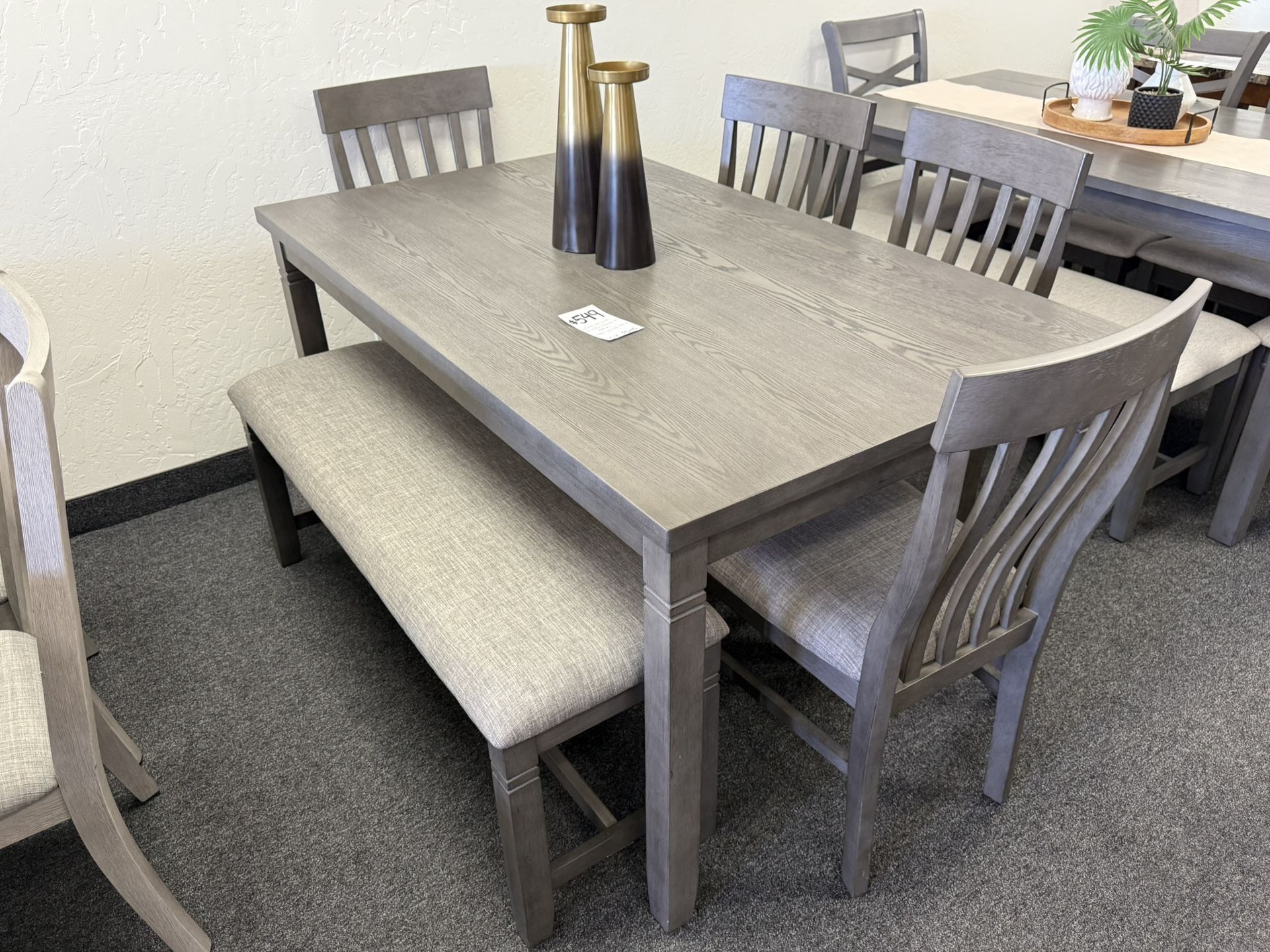 Dining Table 4 Chair And A Bench