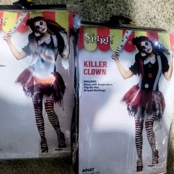 Halloween Costume - Killer Clown Adult Medium (2)