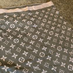 Louis Vuitton Purple Scarf