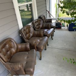 Vintage Style Rolling Chairs 