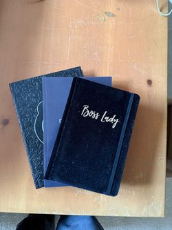 Set of 3 Notebooks Journals- new