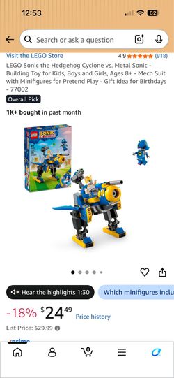 Lego Sonic set #77002