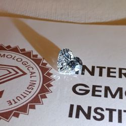 2.02 Carat Certified Heart Shaped Diamond 